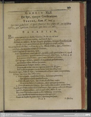 Concio XLII. De Spe, ejusque Certificatione