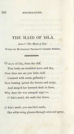 The maid of Isla
