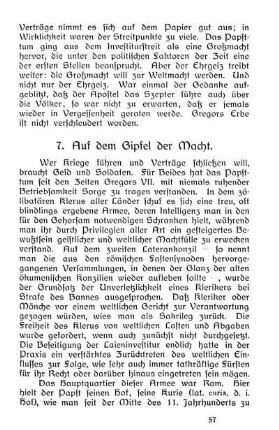 7. Auf dem Gipfel der Macht.