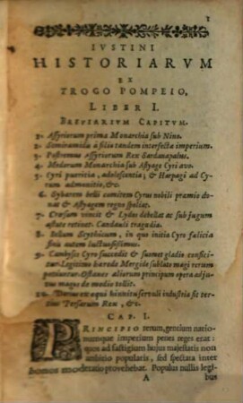 Epitoma historiarum Philippicarum Trogi Pompeii