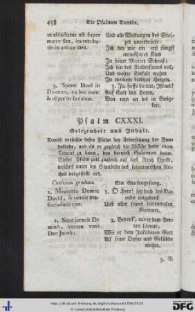 CXXXI - CXL.