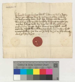 Bertold Langen, Bürger von Lüneburg, bekennt, vom Lüneburger Rat 70 Lübische Mark an Michaelis fällig gewesener Rente erhalten zu haben.