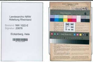 Entnazifizierung Hete Eickenberg , geb. 08.05.1913 (Gastwirtin)