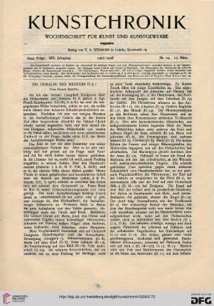 Heft 19 (13. März 1908)