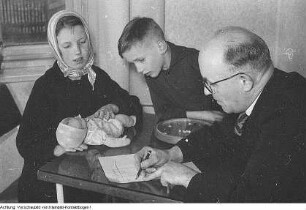 Dresden. Kinderheim Radeberger Straße, Februar 1950