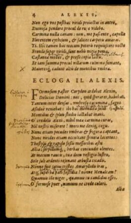 Ecloga II. Alexis.