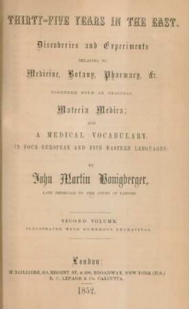 Second volume