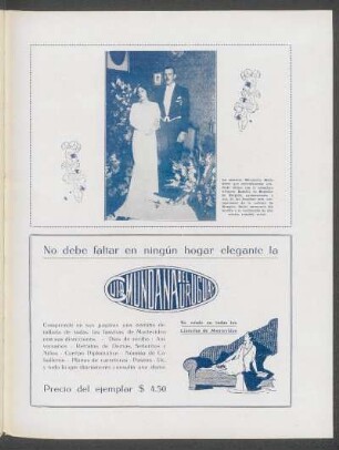 [Fotografía de] La señorita Margarita Mello Otero [y] Rodolfo de Hegedüs de Szeplak