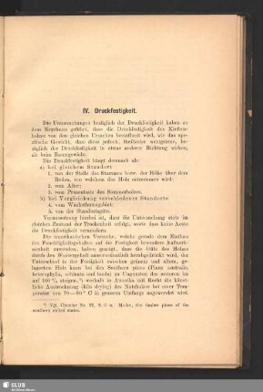 IV. Druckfestigkeit