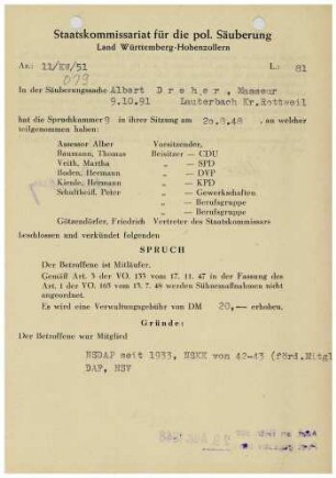 Dreher, Albert