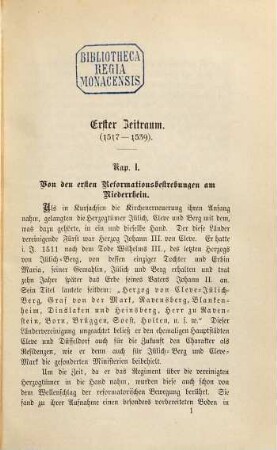 Geschichte der Reformation am Niederrhein und der Entwickelung der evangel. Kirche daselbst bis zum Jahre 1885