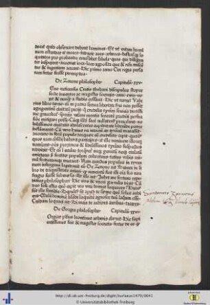 De Zenone et Gorgia philosophis