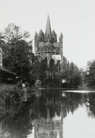 Limburg an der Lahn, Dom : Limburg an der Lahn. Dom. Ansicht von Osten (lahnaufwärts)