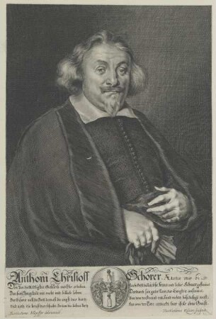 Bildnis des Anthoni Christoff Schorer