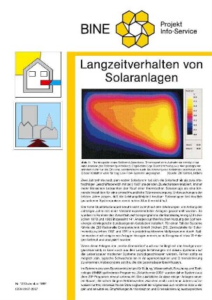 Langzeitverhalten von Solaranlagen.