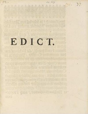 Edict