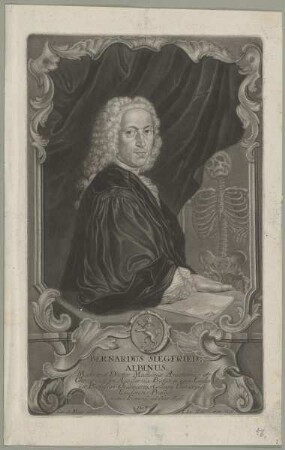 Bildnis des Bernardus Siegfried Albinus