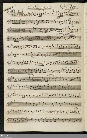 289. Aria: Eccovi l'impresario quel galantuom sincero / Paisiello, G.