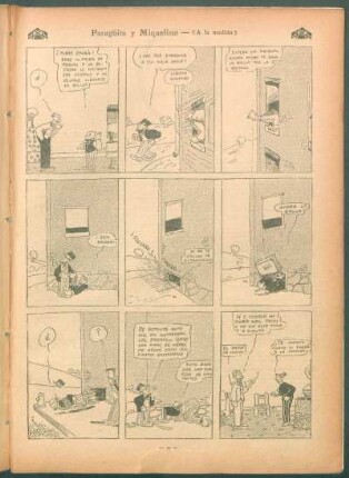 Paragüita y Miquelino. - [Cómic] : "A la medida"