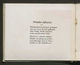Wieder daheim!