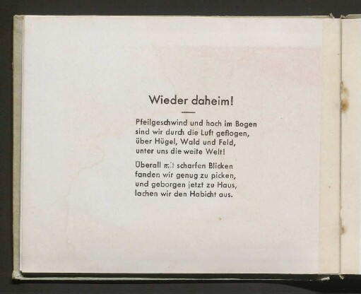 Wieder daheim!