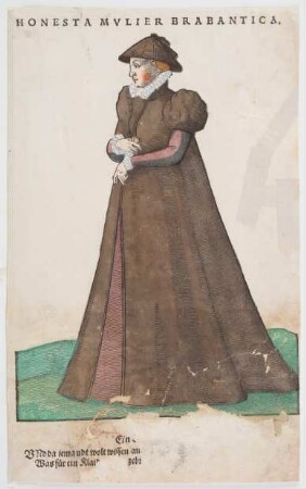Tracht einer Frau aus Brabant