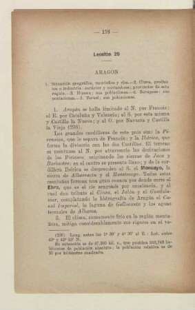 Lección 20. Aragon
