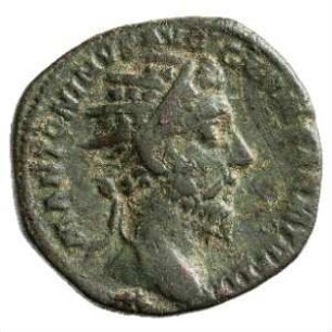 Münze, Dupondius, Herbst 177 - Dezember 177 n. Chr.