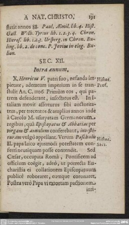 Sec. XII. Intra annum