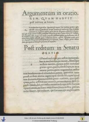 Post reditum in senatu.