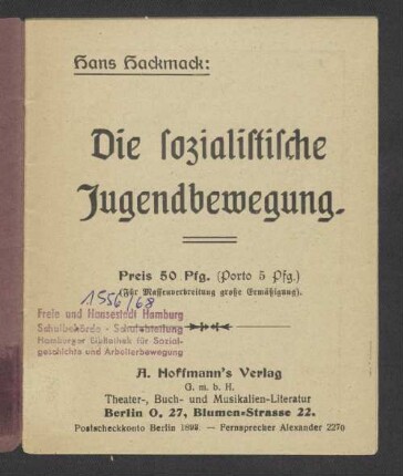 Die sozialistische Jugendbewegung