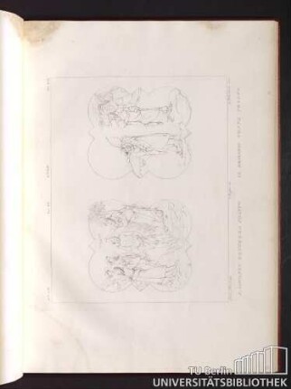 Tav. VII, Tav. VIII. S. Giovanni Battezza Cristo. Il demonio tenta cristo.