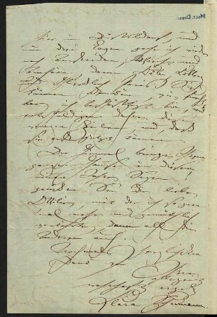 Brief von Clara Schumann an ... Voigt : Brief von Clara Schumann an ... Voigt. Düsseldorf, 10.01.1863. Seite 2. Dresden: SLUB Mscr.Dresd.App.184,101m