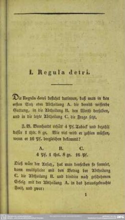 I. Regula detri