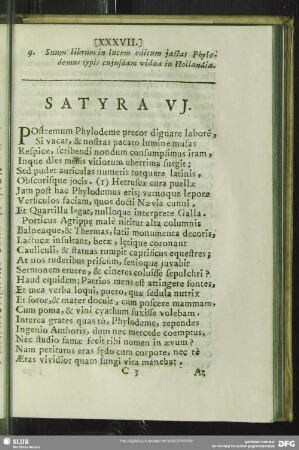 Satyra VI