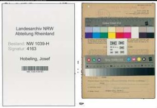 Entnazifizierung Josef Hobeling , geb. 26.06.1910 (Landwirt)