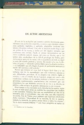 Un actor argentino