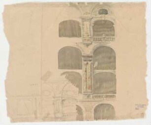 Thiersch, Friedrich von; München; Justizpalast - Treppenhaus (Teilansicht)