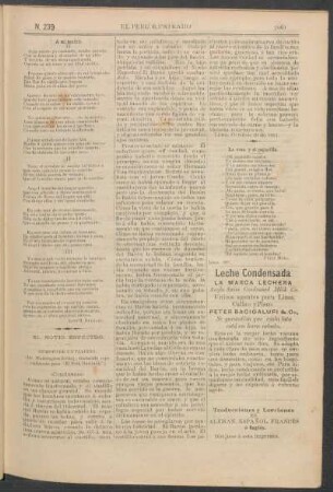 El novio espectro. (Conclusión.) : Cuento de un viajero. (De Washington Irving - traducido especialmente para "El Perú Ilustrado".)
