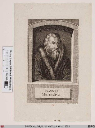 Bildnis Johann Mathesius (Matthesius) (I)