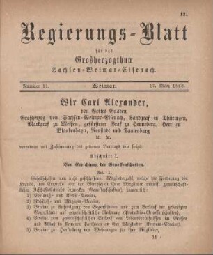 Nr. 11 : 17. März 1868