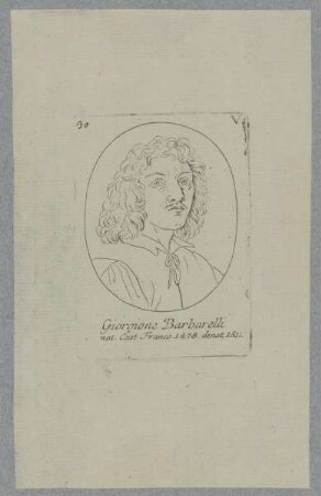 Bildnis des Giorgione Barbarelli
