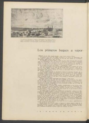 Los primeros buques a vapor
