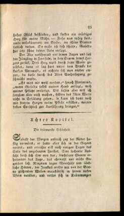 Achtes Kapitel. Die träumende Schönheit.
