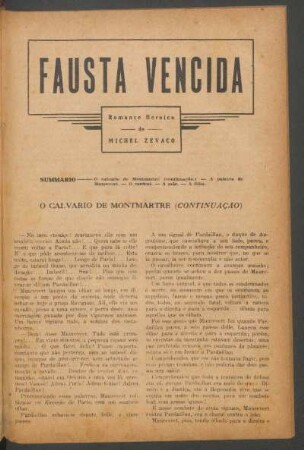 Fausta vencida : Romance heróico