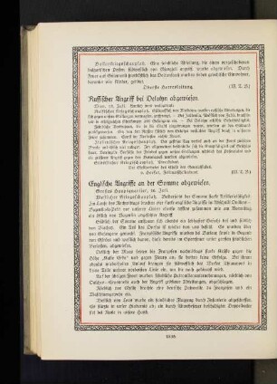 Englische Angriffe an der Somme abgewiesen.