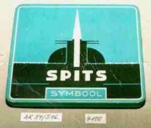 Blechdose für 10 Stück Zigarren? "SPITS SYMBOOL"