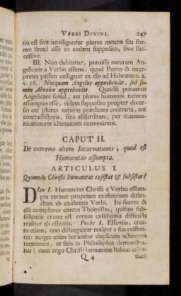 247-274, Caput II