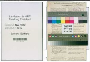 Entnazifizierung Gerhard Jennes , geb. 26.04.1890 (Landwirt)