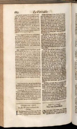 Chapitre CXIV. = Das CXIV Capitel. - Chapitre CXXV. = Das CXXV. Capitel.
